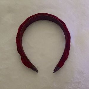 Claire’s braided red headband